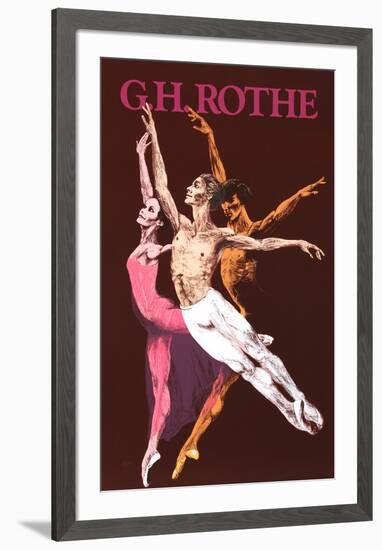 Dancers-Gatja Helgart Rothe-Framed Serigraph