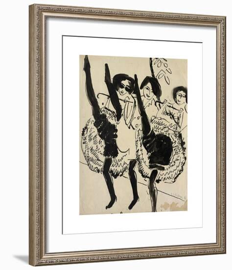 Dancers-Ernst Ludwig Kirchner-Framed Premium Giclee Print