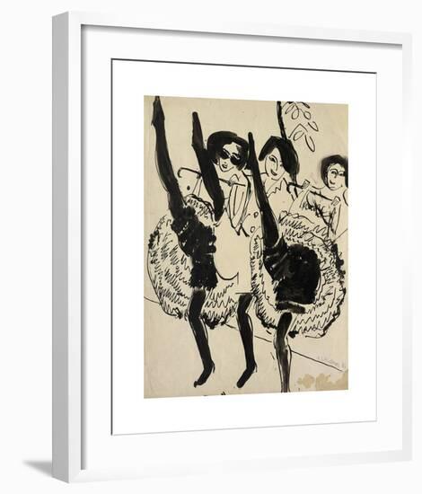 Dancers-Ernst Ludwig Kirchner-Framed Premium Giclee Print