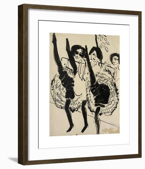 Dancers-Ernst Ludwig Kirchner-Framed Premium Giclee Print