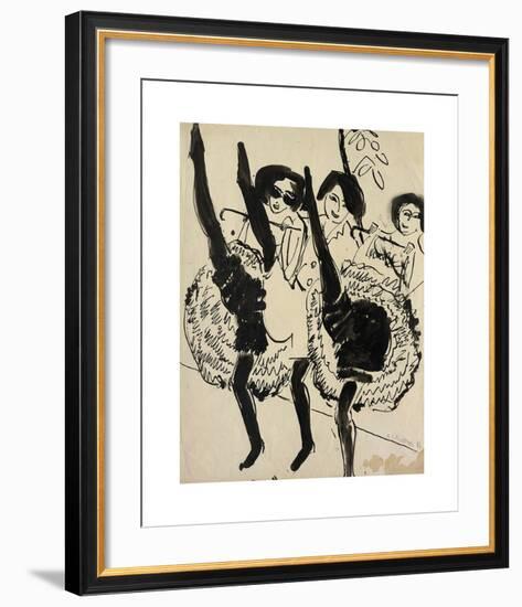 Dancers-Ernst Ludwig Kirchner-Framed Premium Giclee Print