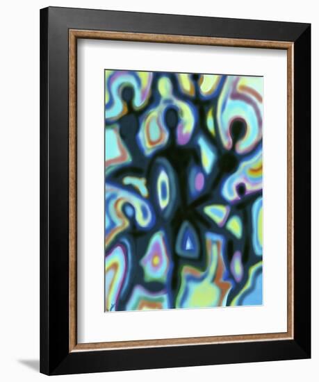 Dancers-Diana Ong-Framed Giclee Print