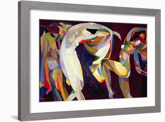 Dances, 1914/15-Arthur Bowen Davies-Framed Giclee Print