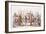 Dances of the Native Inhabitants of Virginia, C.1820 (Colour Litho)-Italian School-Framed Giclee Print