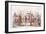 Dances of the Native Inhabitants of Virginia, C.1820 (Colour Litho)-Italian School-Framed Giclee Print