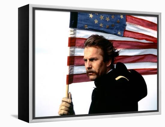 Dances with Wolves 1990 Directed by Kevin Costner Kevin Costner-null-Framed Stretched Canvas