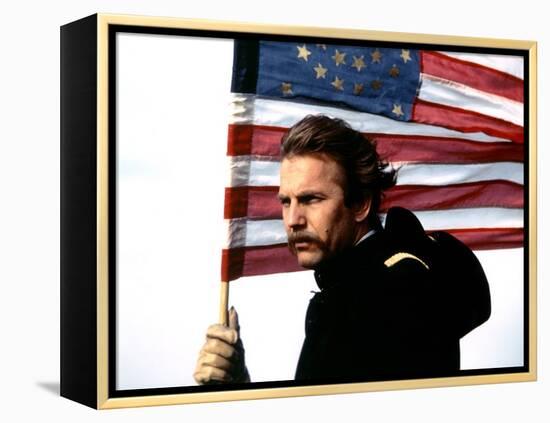 Dances with Wolves 1990 Directed by Kevin Costner Kevin Costner-null-Framed Stretched Canvas