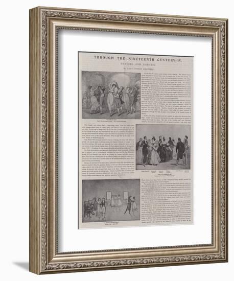 Dancing and Dancers-Thomas Rowlandson-Framed Giclee Print