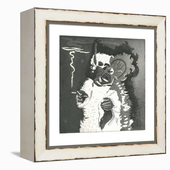 Dancing Bear-Thomas MacGregor-Framed Premier Image Canvas