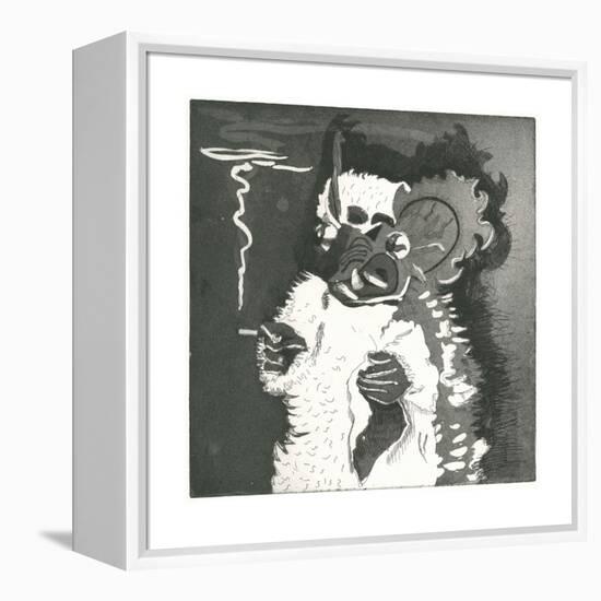 Dancing Bear-Thomas MacGregor-Framed Premier Image Canvas