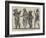 Dancing Bears in India-William Carpenter-Framed Giclee Print