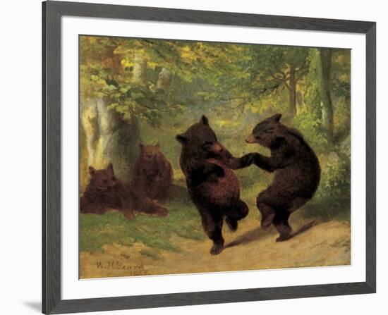 Dancing Bears-William Holbrook Beard-Framed Art Print