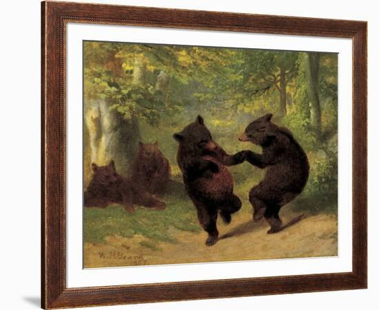 Dancing Bears-William Holbrook Beard-Framed Art Print