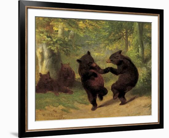 Dancing Bears-William Holbrook Beard-Framed Art Print