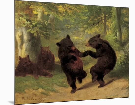 Dancing Bears-William Holbrook Beard-Mounted Art Print