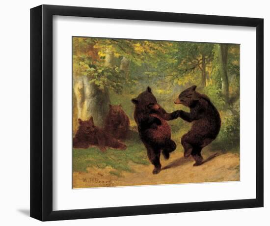 Dancing Bears-William H^ Beard-Framed Art Print