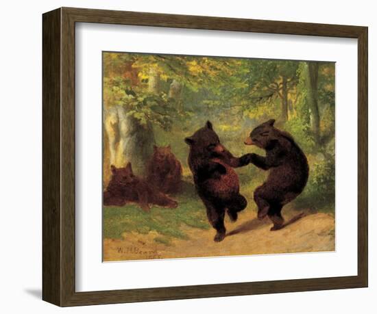 Dancing Bears-William H^ Beard-Framed Art Print