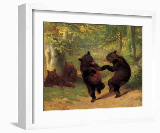 Dancing Bears-William H^ Beard-Framed Art Print