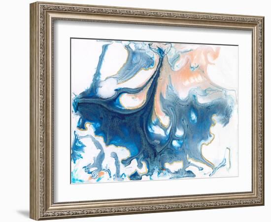 Dancing Blue I-Lila Bramma-Framed Art Print