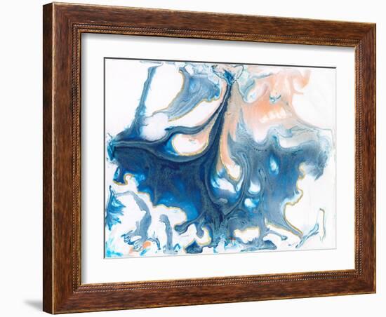 Dancing Blue I-Lila Bramma-Framed Art Print