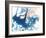 Dancing Blue I-Lila Bramma-Framed Art Print