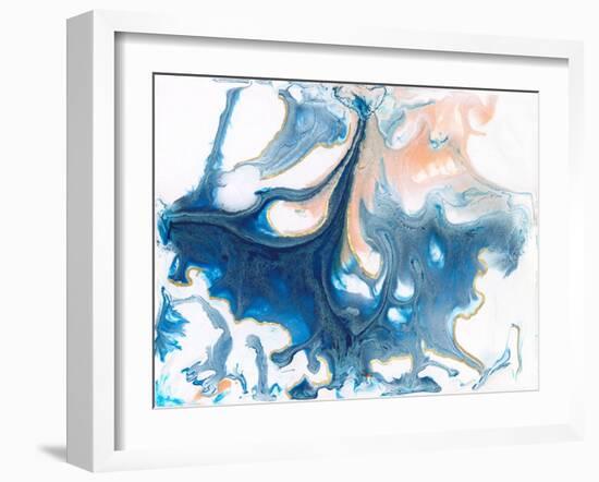 Dancing Blue I-Lila Bramma-Framed Art Print