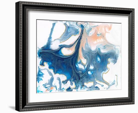 Dancing Blue I-Lila Bramma-Framed Art Print