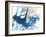 Dancing Blue I-Lila Bramma-Framed Art Print