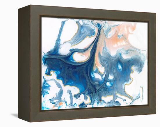 Dancing Blue I-Lila Bramma-Framed Stretched Canvas