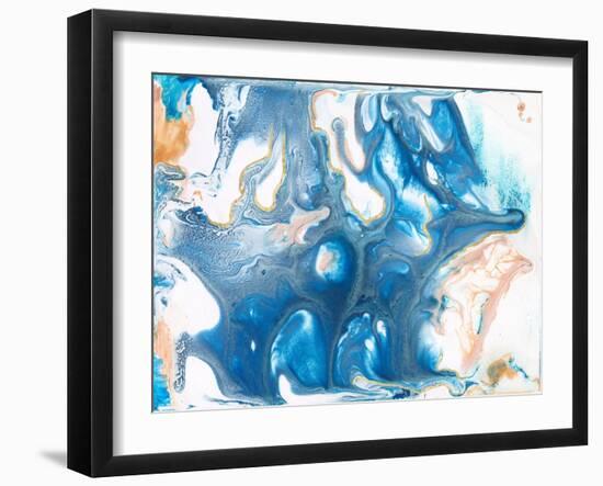 Dancing Blue II-Lila Bramma-Framed Art Print