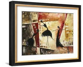 Dancing Butterflies-Megan Aroon Duncanson-Framed Art Print