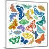 Dancing Butterflies-Jenny Frean-Mounted Giclee Print