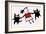 Dancing Cats-Carla Martell-Framed Giclee Print