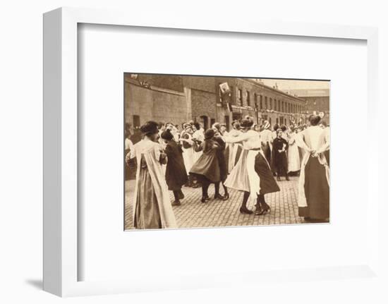 Dancing celebrates the end of war, 1918 (1935)-Unknown-Framed Photographic Print