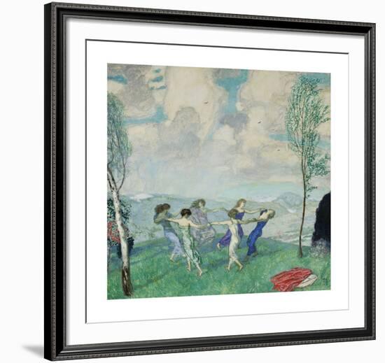 Dancing Circle-Franz von Stuck-Framed Premium Giclee Print