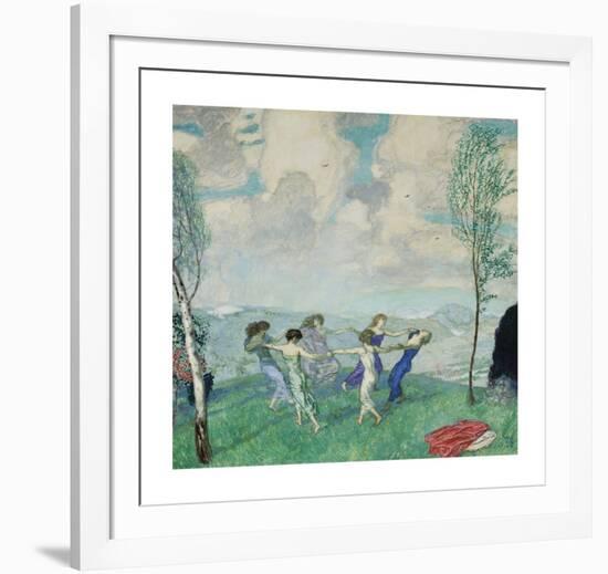 Dancing Circle-Franz von Stuck-Framed Premium Giclee Print