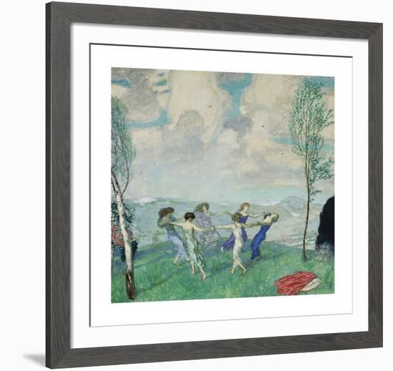 Dancing Circle-Franz von Stuck-Framed Premium Giclee Print