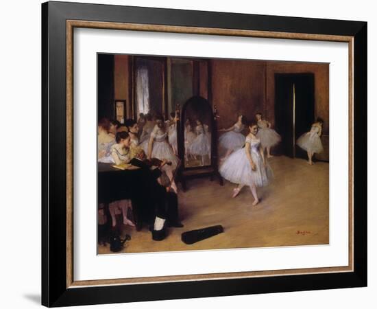 Dancing Class (Classe De Danse), about 1871-Edgar Degas-Framed Giclee Print