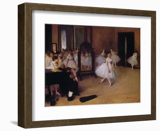 Dancing Class (Classe De Danse), about 1871-Edgar Degas-Framed Giclee Print