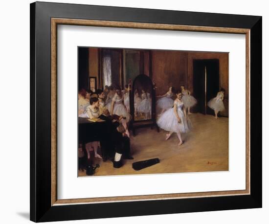 Dancing Class (Classe De Danse), about 1871-Edgar Degas-Framed Giclee Print