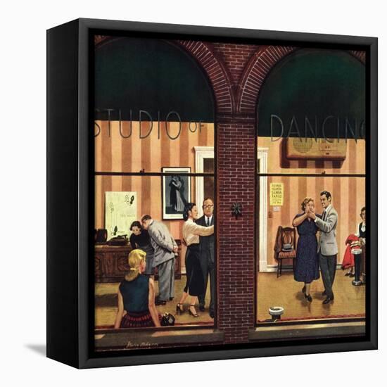 "Dancing Class", May 10, 1952-Stevan Dohanos-Framed Premier Image Canvas