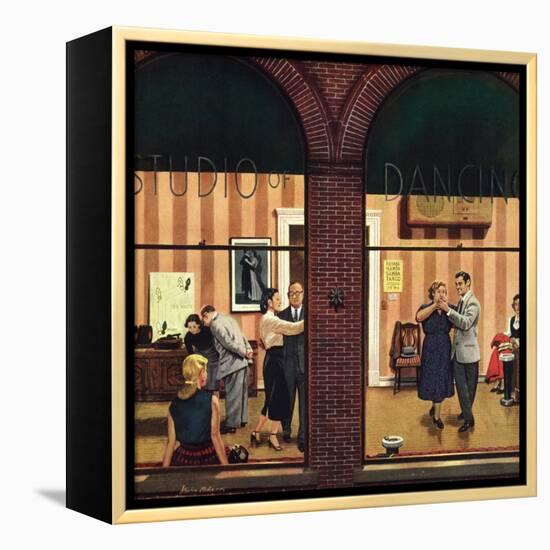 "Dancing Class", May 10, 1952-Stevan Dohanos-Framed Premier Image Canvas