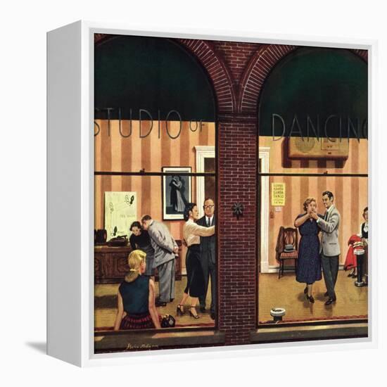 "Dancing Class", May 10, 1952-Stevan Dohanos-Framed Premier Image Canvas