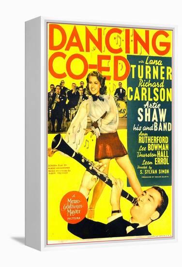 Dancing Co-ed, Lana Turner, Buddy Rich, Artie Shaw, 1939-null-Framed Stretched Canvas