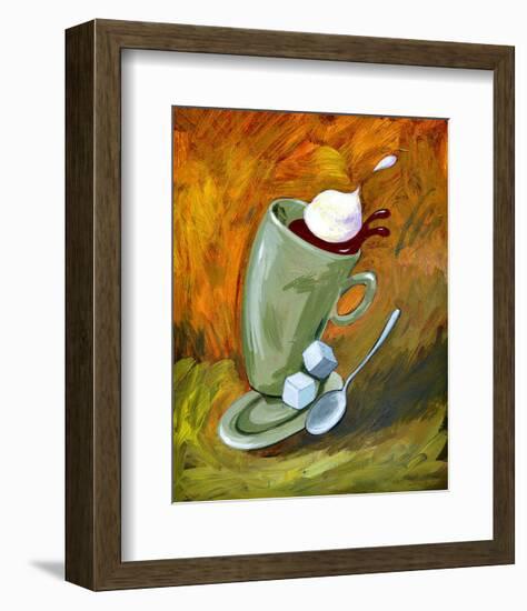 Dancing Coffee-Nobu Haihara-Framed Giclee Print