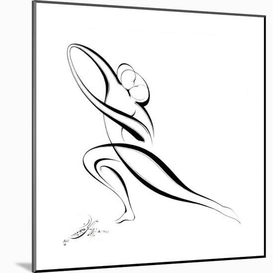 Dancing Couple VII-Alijan Alijanpour-Mounted Art Print