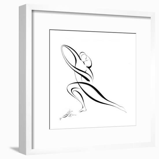 Dancing Couple VII-Alijan Alijanpour-Framed Art Print