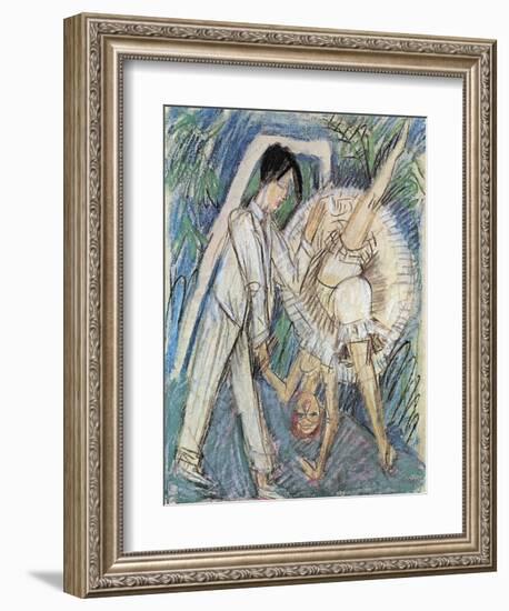 Dancing Couple-Ernst Ludwig Kirchner-Framed Art Print