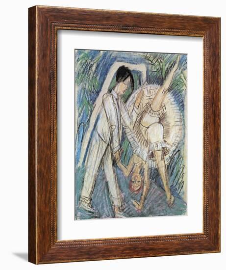 Dancing Couple-Ernst Ludwig Kirchner-Framed Art Print