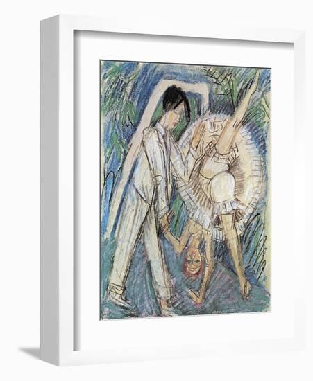 Dancing Couple-Ernst Ludwig Kirchner-Framed Art Print